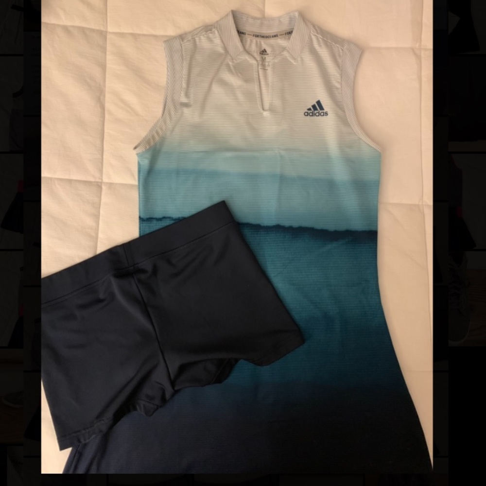 Adidas size M womens Tennis dress and under shorts